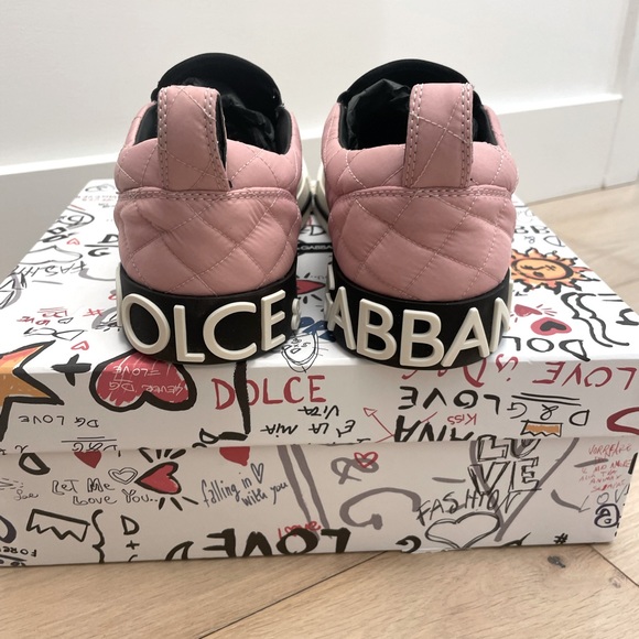 DOLCE&GABBANA Quilted slip- on sneakers - Picture 6 of 11